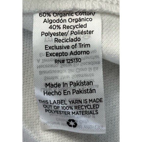 Flint Park White Short Sleeve Match Polo Mens Large NWT Golf/Tennis/Pickleball - Picture 8 of 10